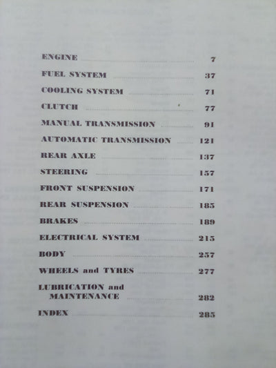 Ford Falcon 1960-69 Workshop Manual (6 Cylinder)