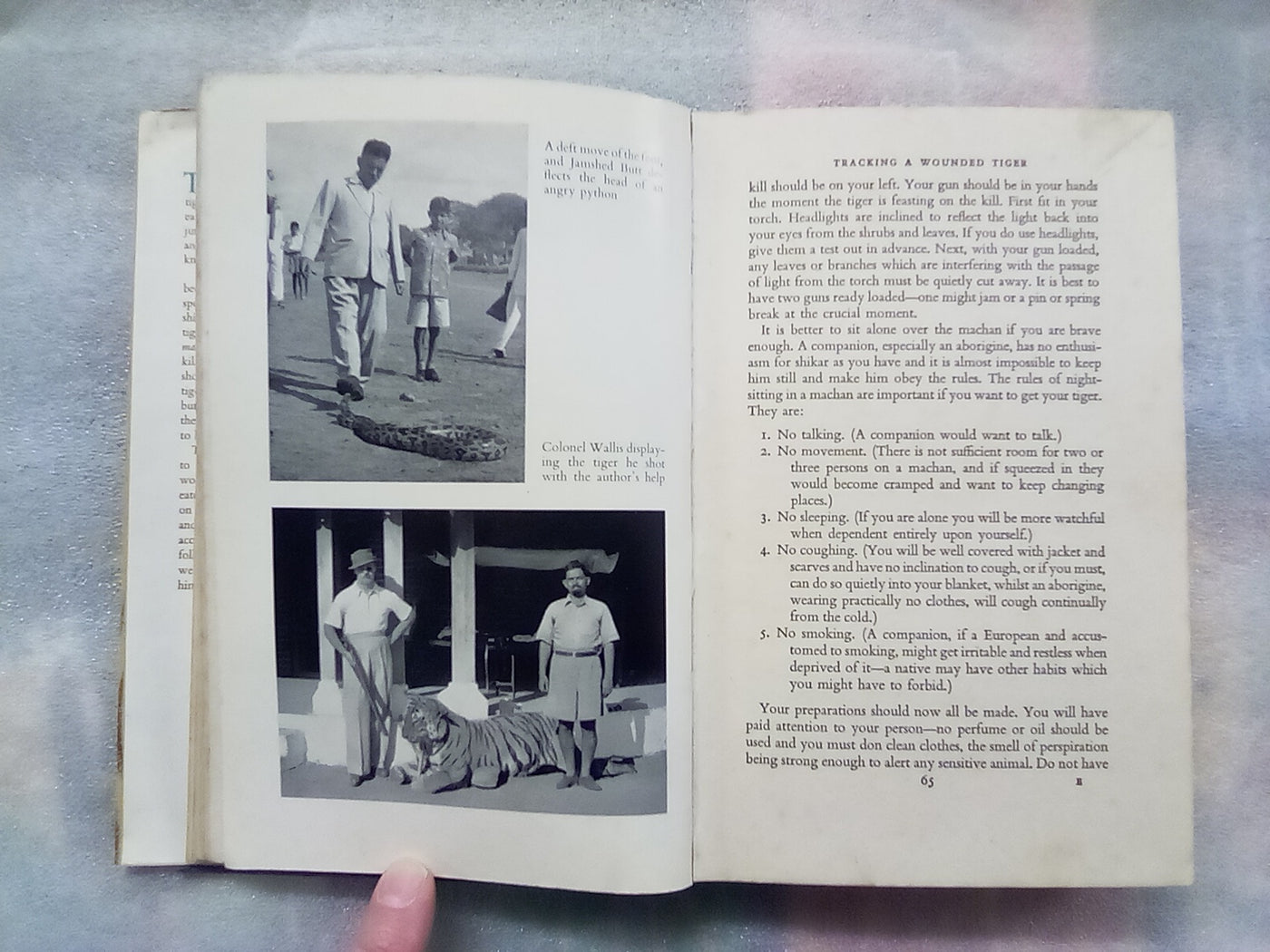 Shikar - Big Game Hunting in India (1963) by K. S. J. Butt (Rare book)