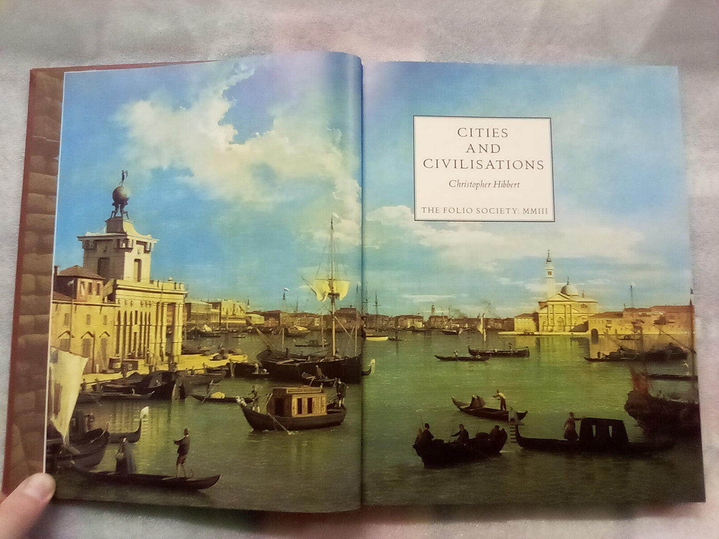 Folio Society Cities & Civilisations by Christopher Hibbert