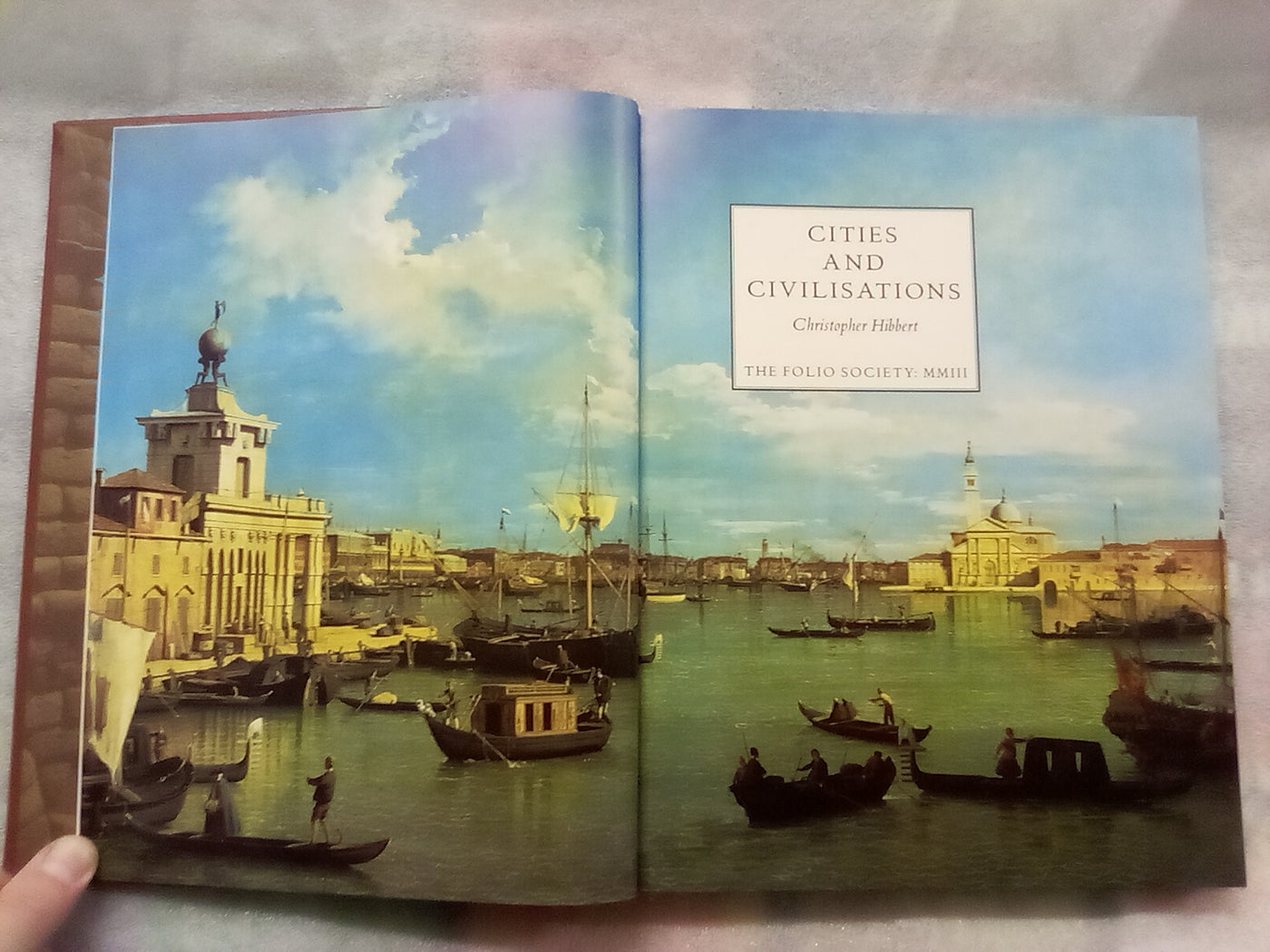 Folio Society Cities & Civilisations by Christopher Hibbert