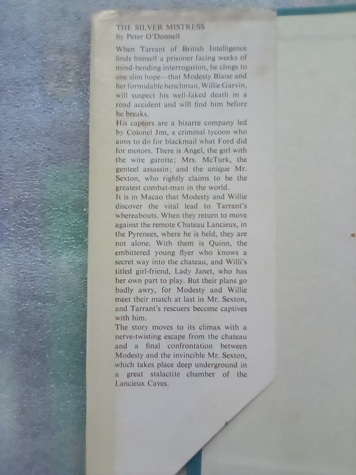 Modesty Blaise - The Silver Mistress (1973 1st. Edition) by Peter O'Donnell