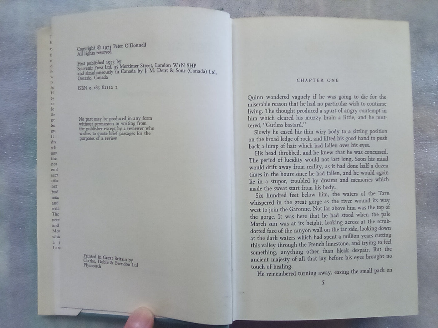 Modesty Blaise - The Silver Mistress (1973 1st. Edition) by Peter O'Donnell