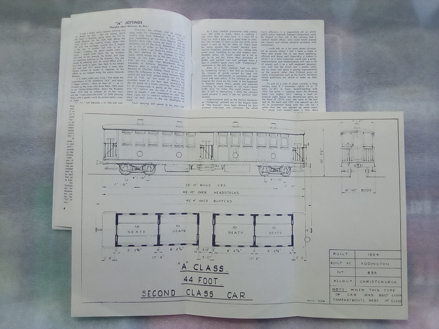 8 issue's of 'The Express' (1964-65) - The Magazine of the NZ Railway & Locomotive Society