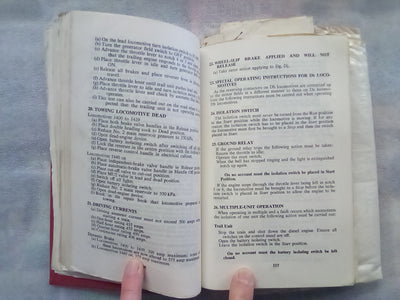 Locomotive Staff Operating Instructions by New Zealand Government Railways