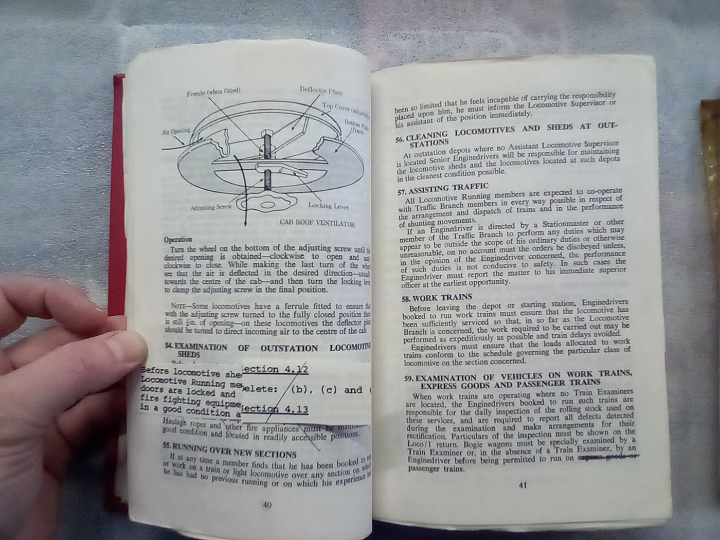 Locomotive Staff Operating Instructions by New Zealand Government Railways