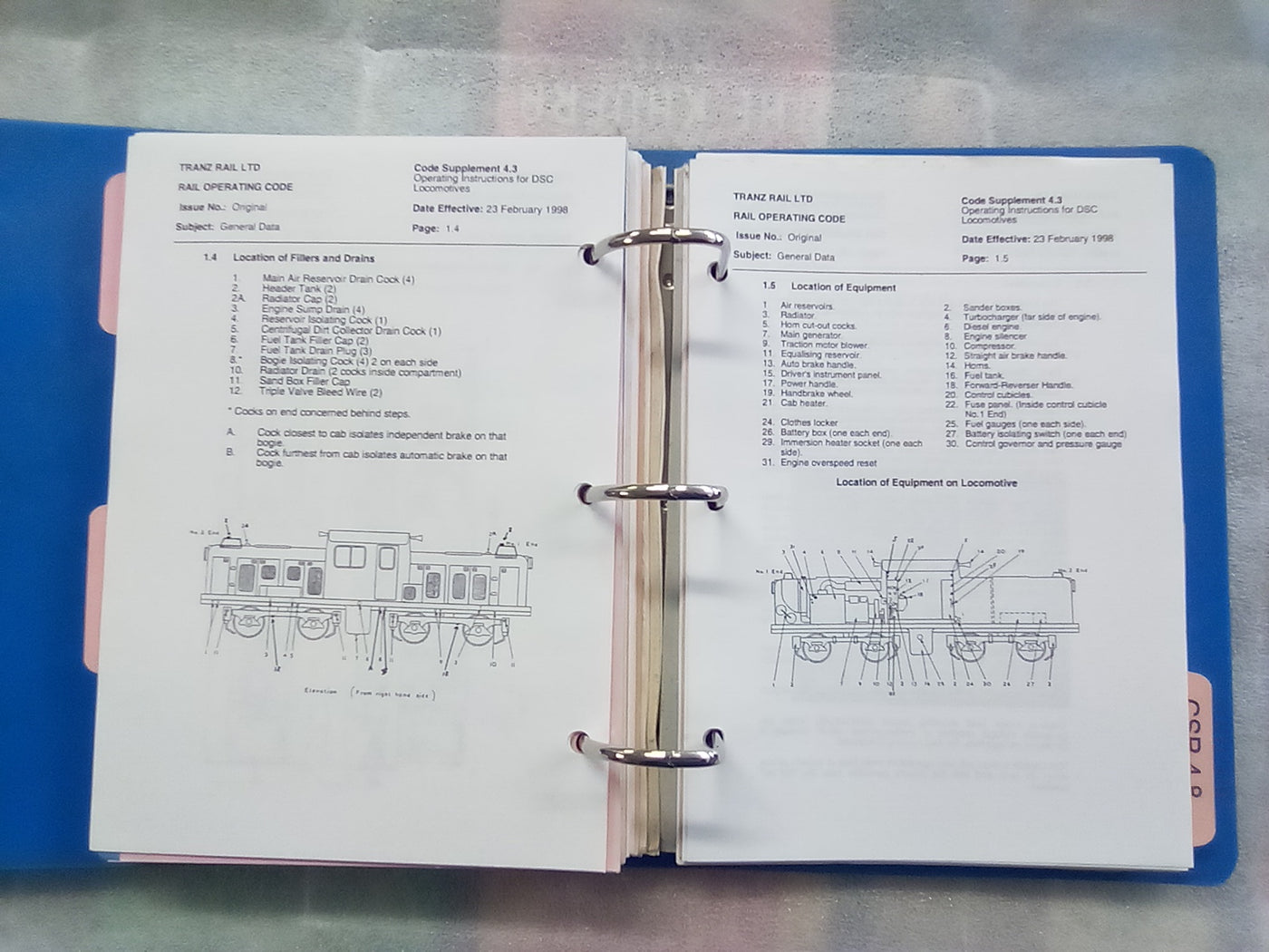 New Zealand Rail - Rail Operating Code (2000)