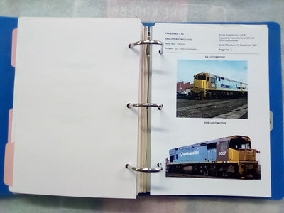 New Zealand Rail - Rail Operating Code (2000)