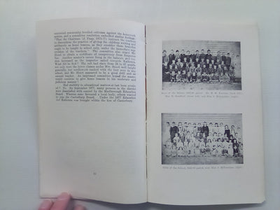 Our School Grows Up - History of the Kaikoura Town School