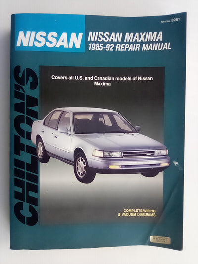 Nissan Maxima 1985-1992 Chilton's Repair Manual