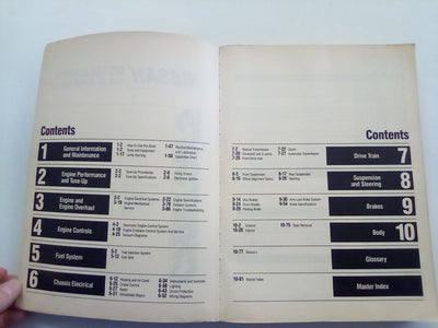 Nissan Maxima 1985-1992 Chilton's Repair Manual