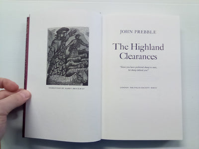 Folio Society - The Highland Trilogy (3 volumes in slipcase) by John Prebble