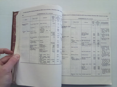 NZR Working Timetable - North Island Main Line & Branches