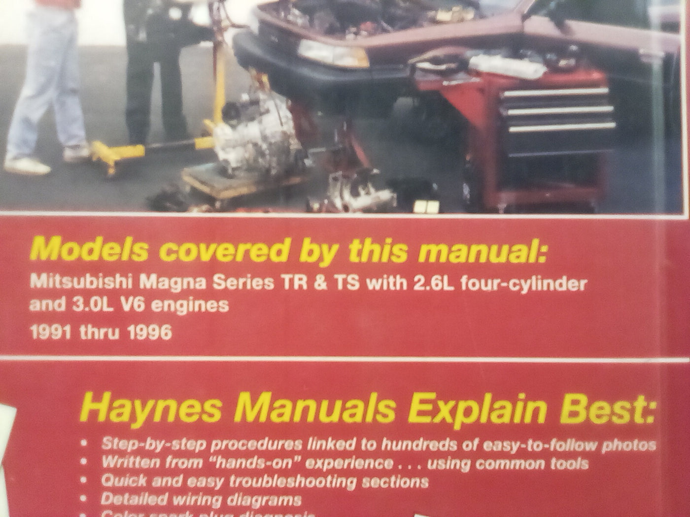 Mitsubishi Magna 1991-1996 (TR & TS series) Haynes Repair Manual