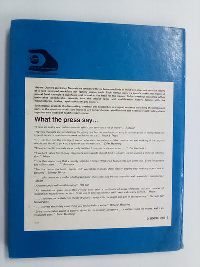 Vauxhall Chevette 1975-76 Haynes Workshop Manual