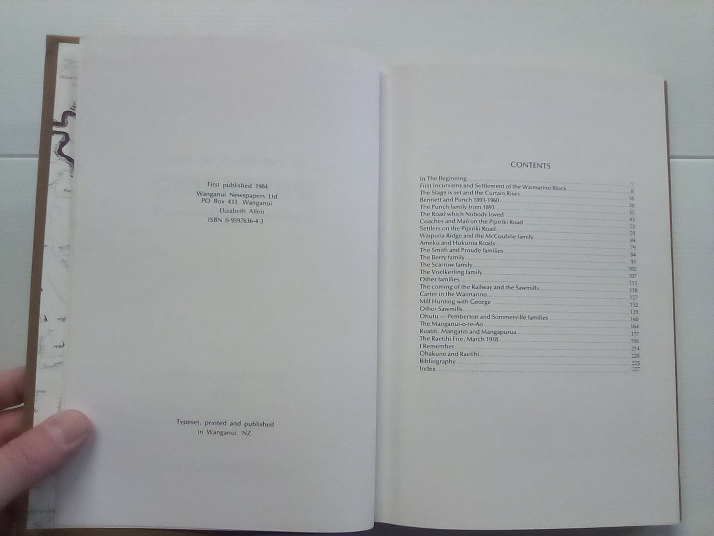 In the Hills of the Waimarino (1984) by Elizabeth Allen