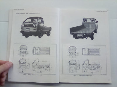 Daihatsu 550-Cab Model S40 Workshop Manual Volume 1