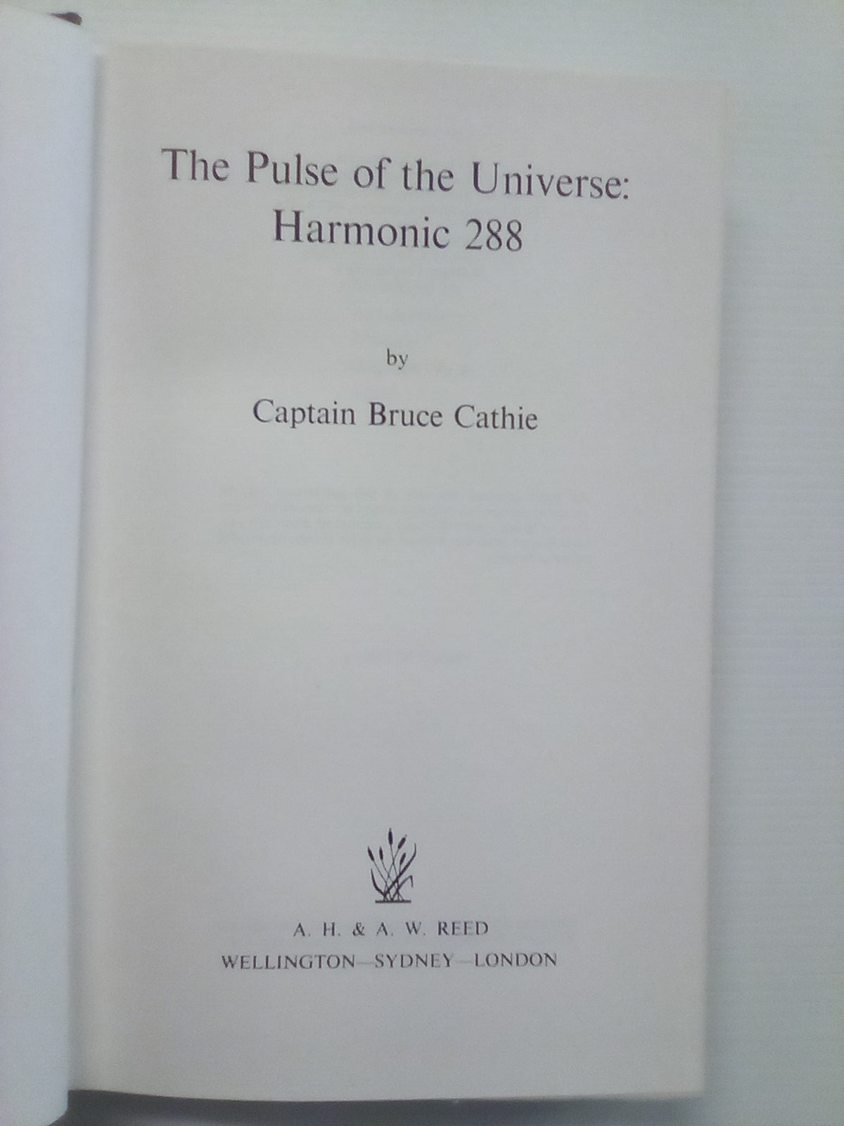 The Pulse of the Universe - Harmonic 288 (1977) by Bruce Cathie