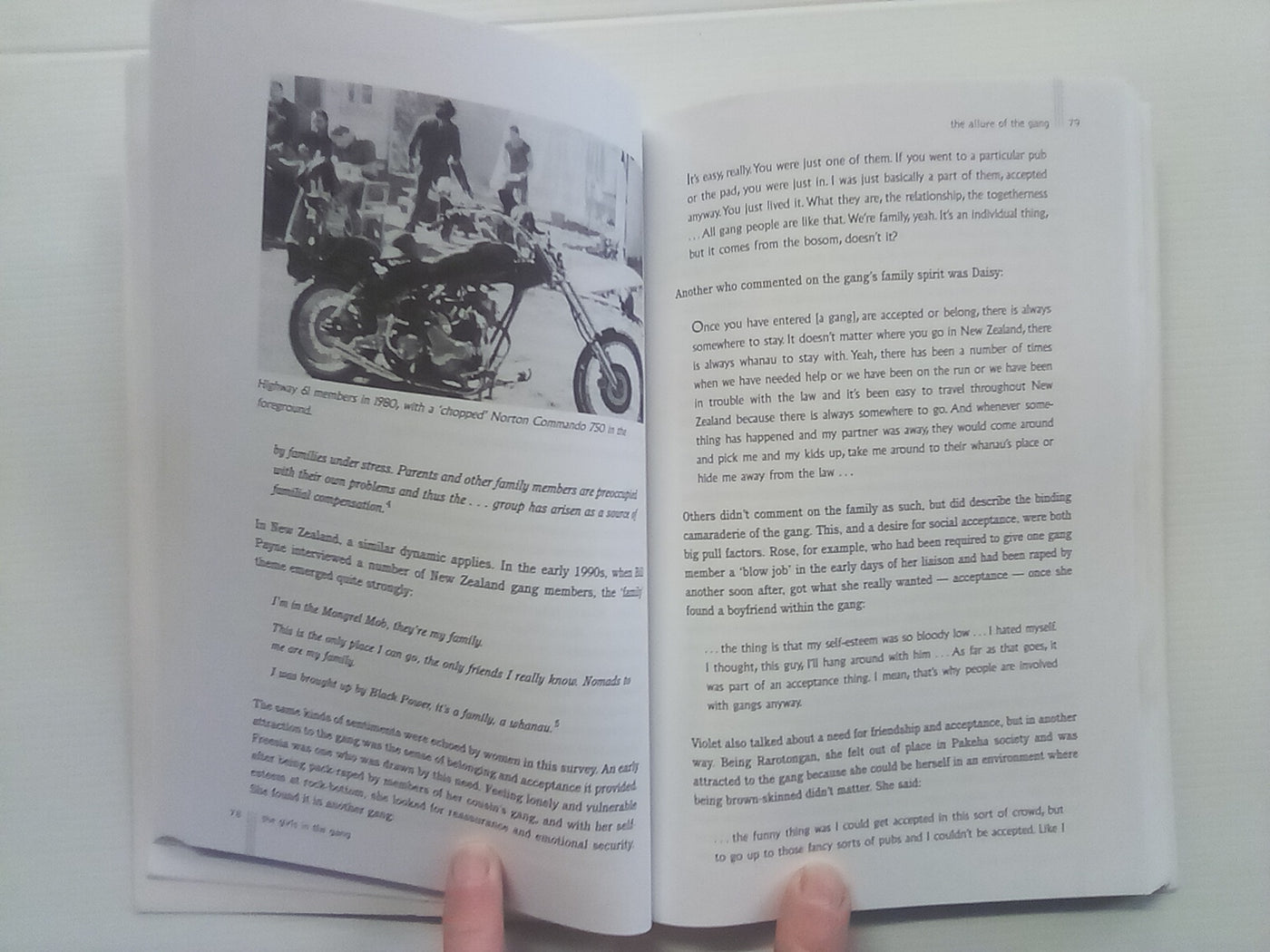 Girls in the Gang (Women in NZ Gangs) by Glennis Dennehy & Greg Newbold