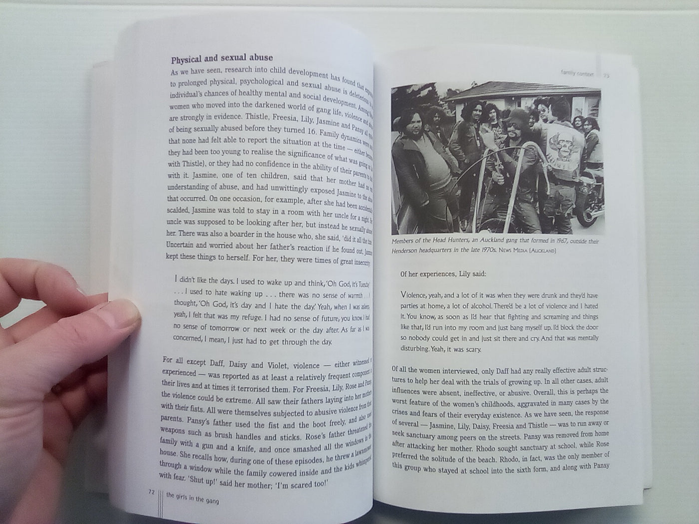 Girls in the Gang (Women in NZ Gangs) by Glennis Dennehy & Greg Newbold