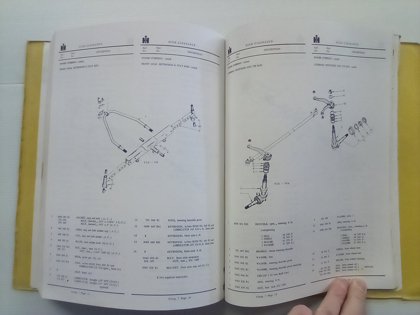 International McCormick 434 Tractor Series BT-12B Parts Catalogue