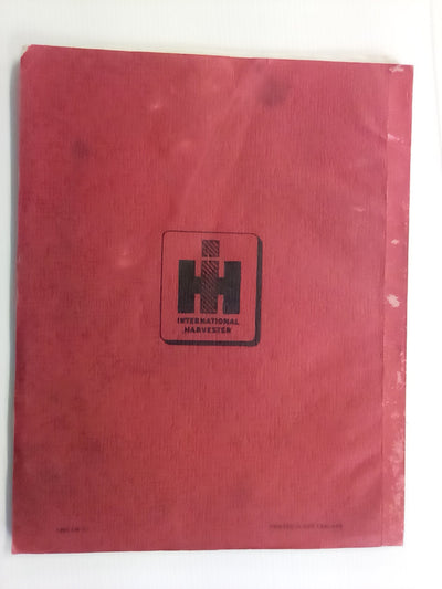 International McCormick Z-901 Front End Loader Operators Manual