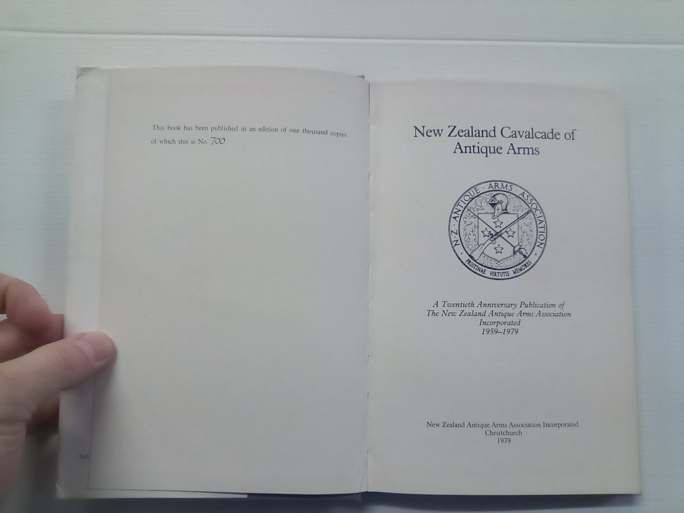 NZ Cavalcade of Antique Firearms (1979) by NZ Antique Arms Assoc.