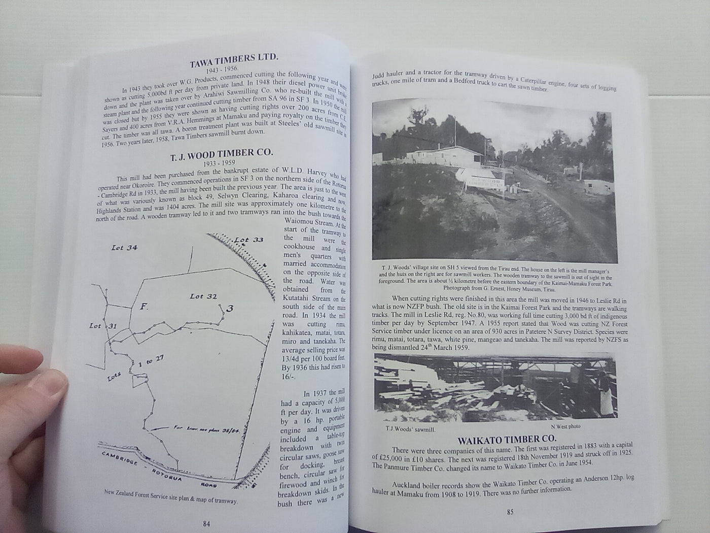 Tall Trees & Tramways (2007) - Sawmills & Bush Tramways: Mamaku & Rotorua by Bryon Somervell