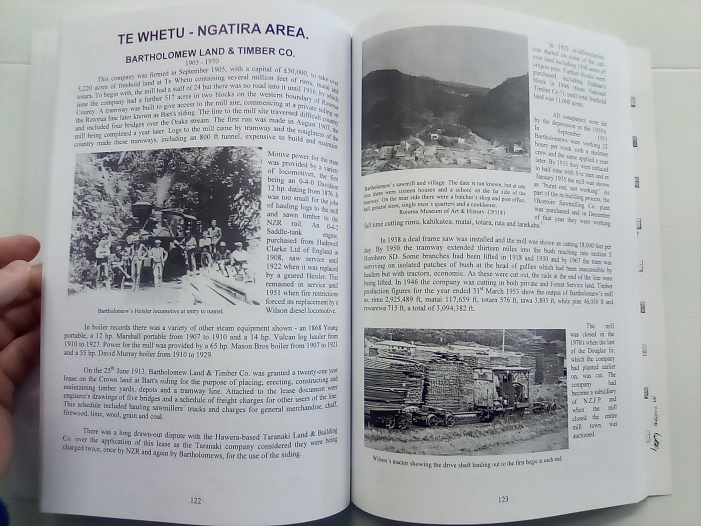 Tall Trees & Tramways (2007) - Sawmills & Bush Tramways: Mamaku & Rotorua by Bryon Somervell