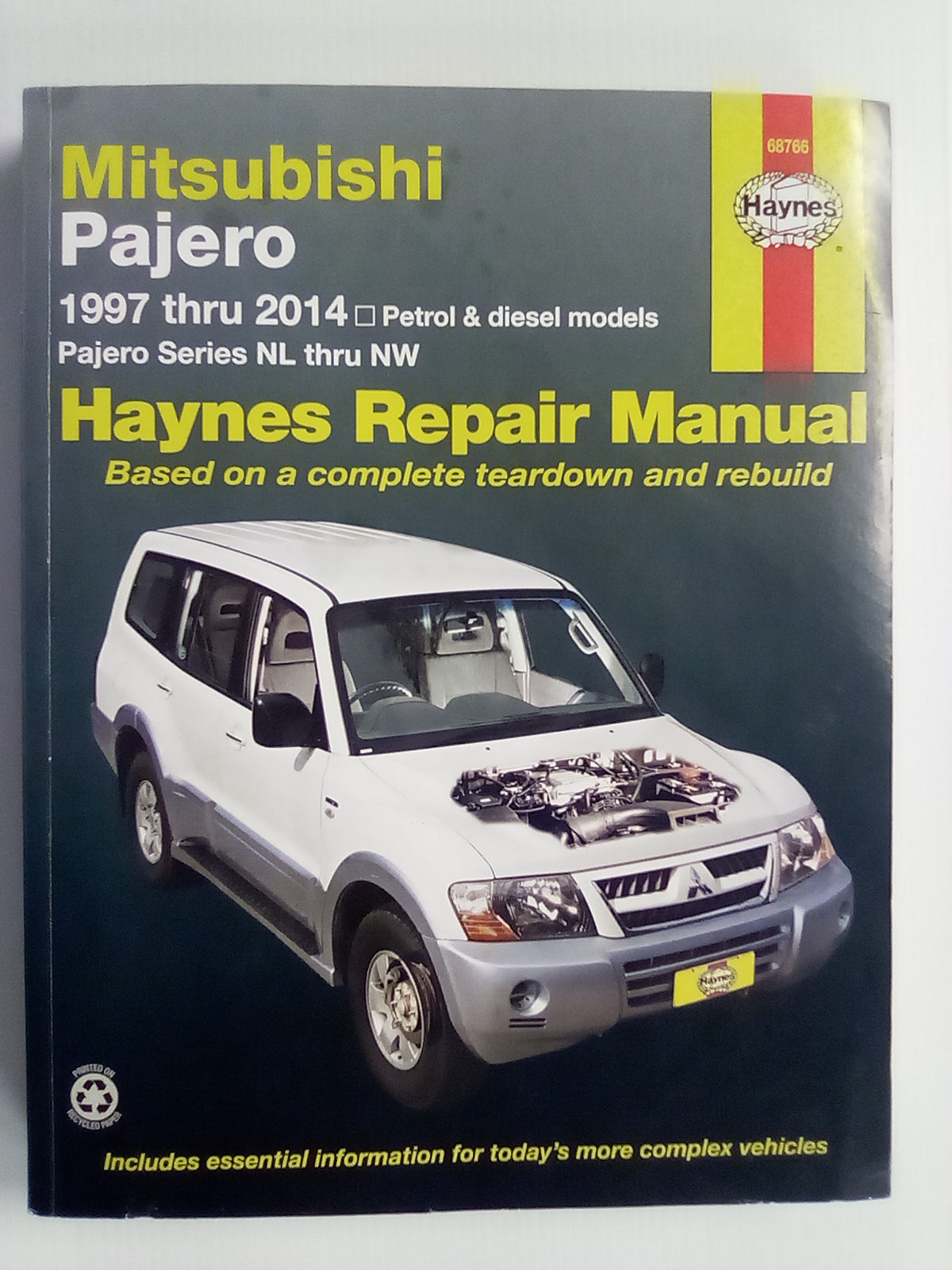 Haynes Mitsubishi Pajero 1997-2014 (Petrol & Diesel) Repair Manual