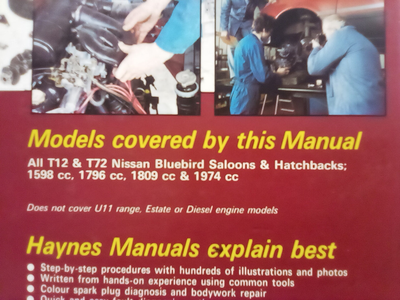 Haynes Nissan Bluebird (T12 & T72) 1986-1990 Workshop Manual