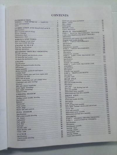 Toyota Land Cruiser FJ Series (Petrol) 1975-1984 Service & Repair Manual