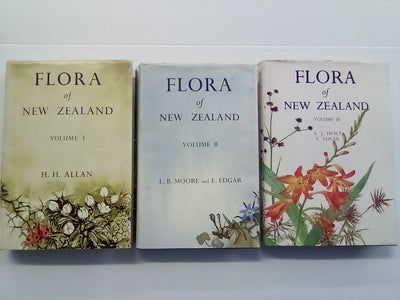 Flora of New Zealand - 3 Volumes (Vol's 1, 2, & 3)