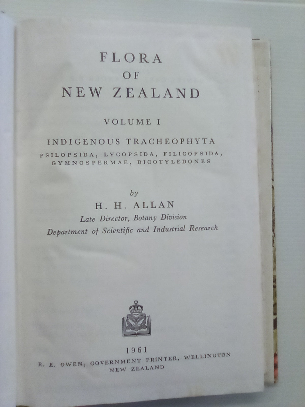 Flora of New Zealand - 3 Volumes (Vol's 1, 2, & 3)