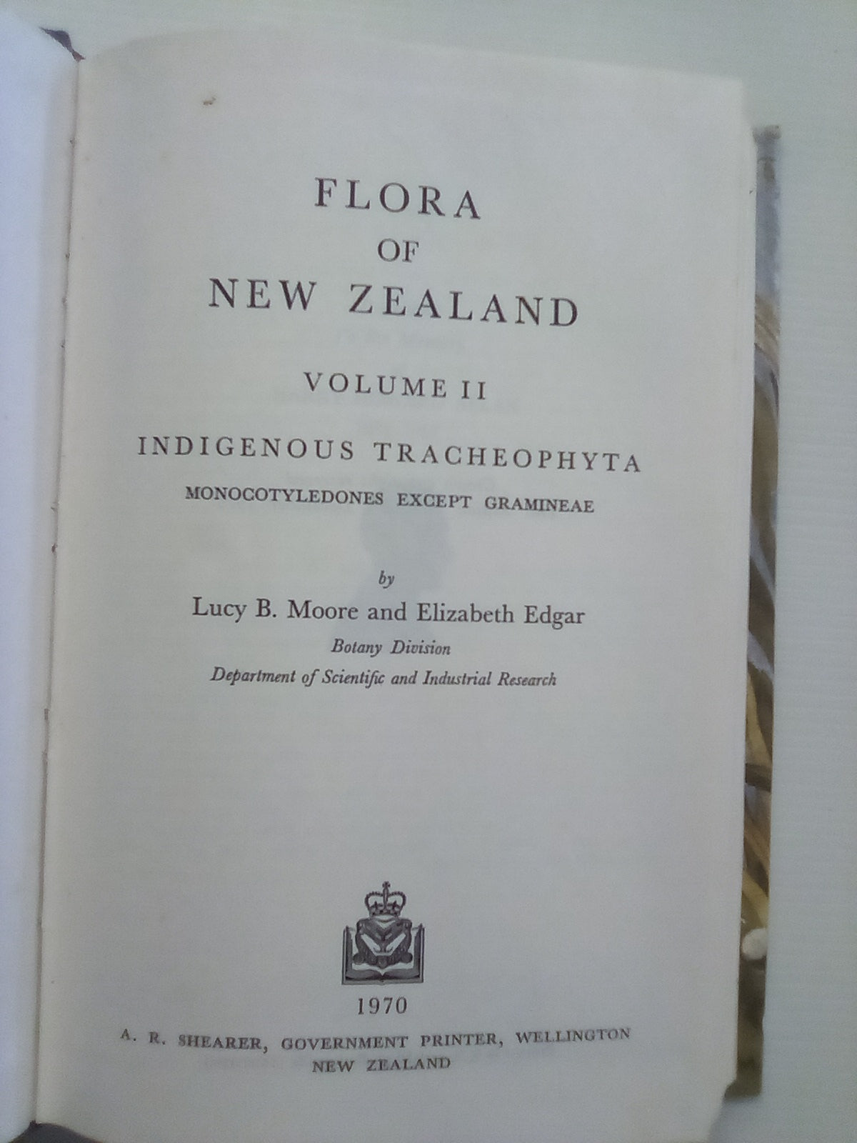 Flora of New Zealand - 3 Volumes (Vol's 1, 2, & 3)