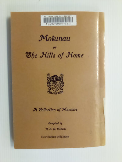 Motunau or The Hills of Home - A collection of Memoirs (Hurunui North Canterbury)