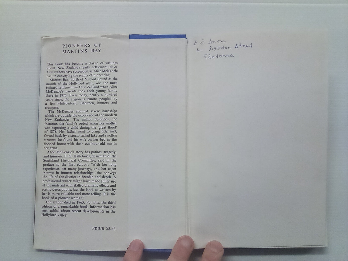 Pioneers of Martins Bay (1970 Revised Edition) by Alice McKenzie