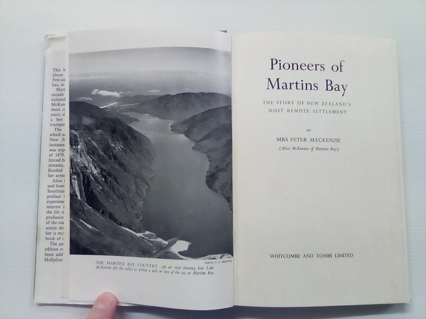 Pioneers of Martins Bay (1970 Revised Edition) by Alice McKenzie