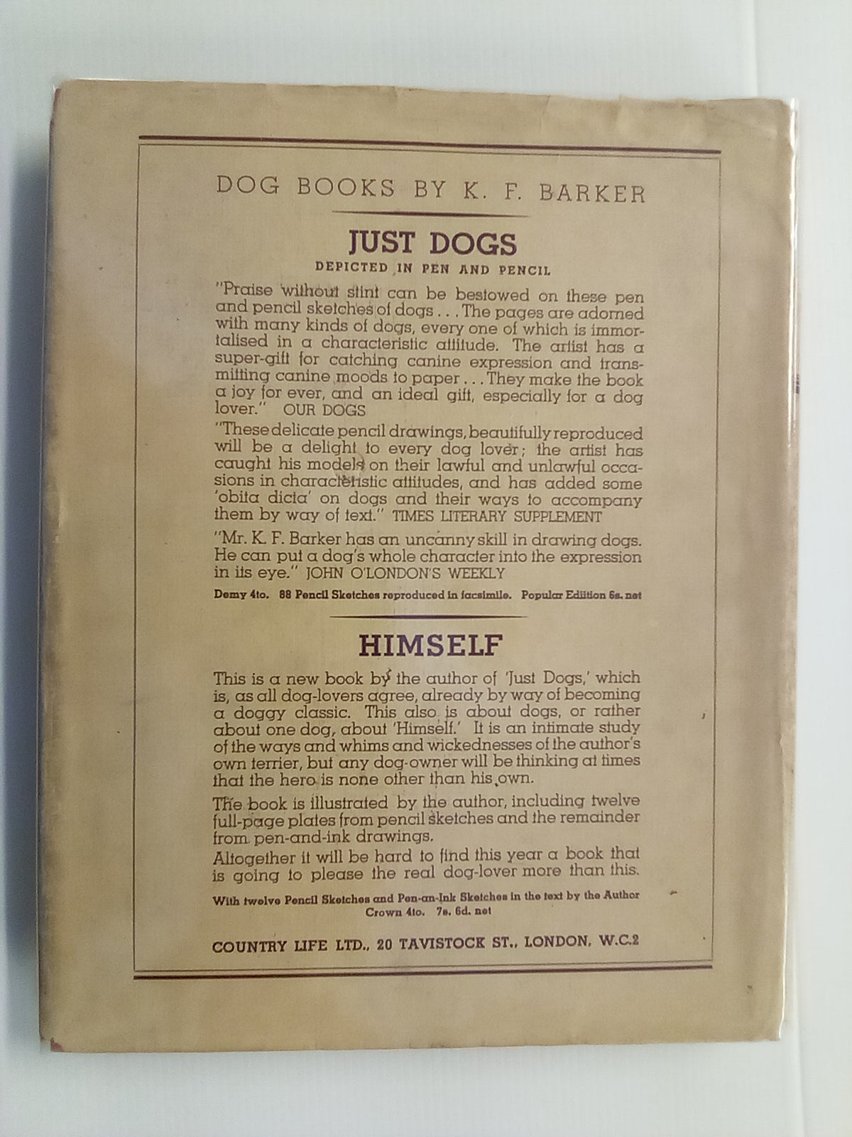 Tail-Waggers (1935 Art Edition) by A. Croxton-Smith