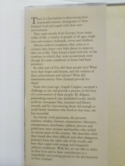 Pioneer Families - The Settlers of 19th Century NZ by Angela Caughey