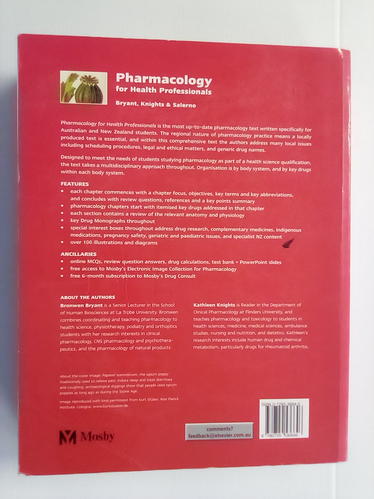 Pharmacology For Health Professionals (2003) by Bryant, Knights, & Salerno