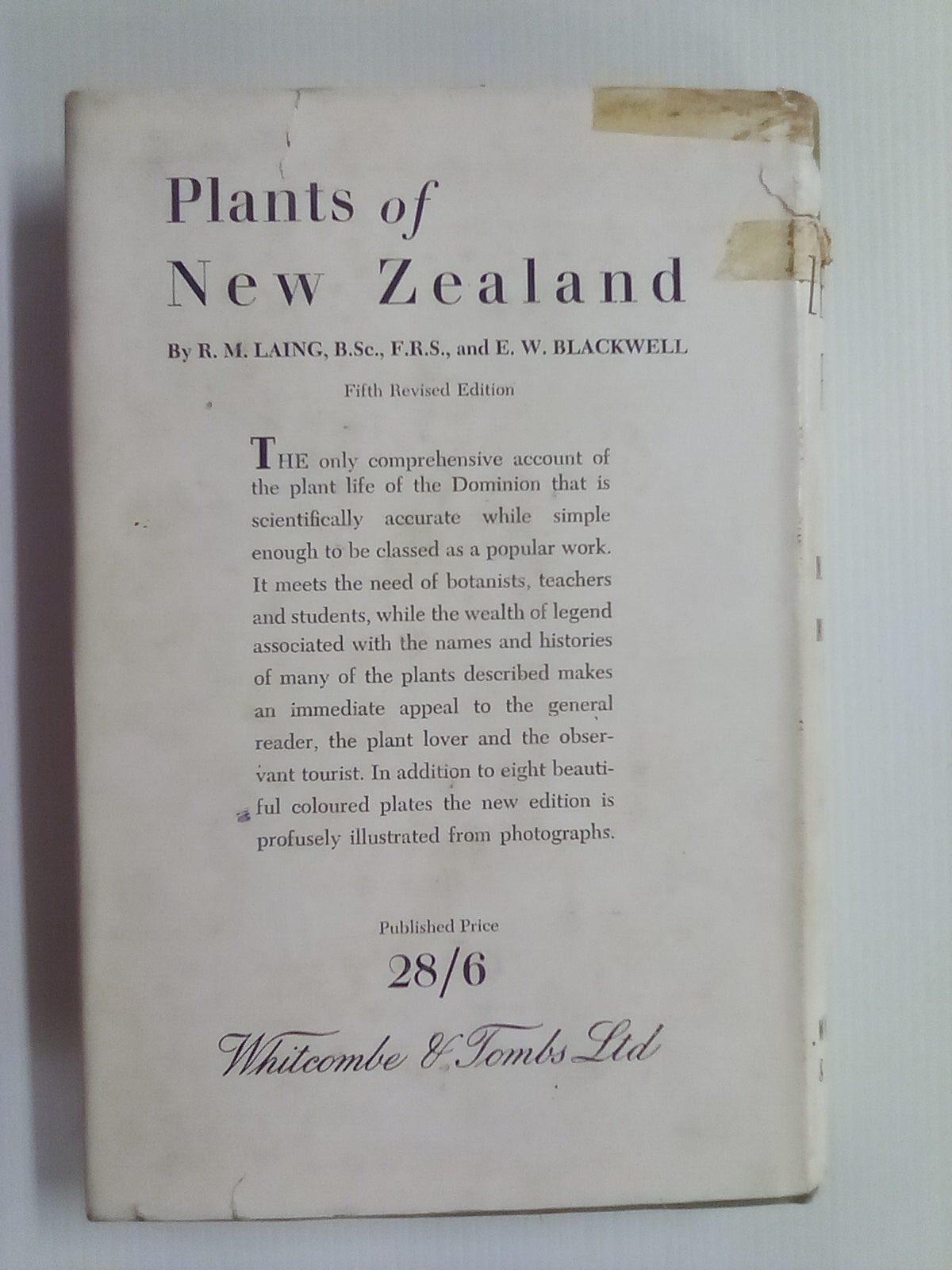 New Zealand Ferns by H.B. Dobbie and M. Crookes (4th. edition 1951)