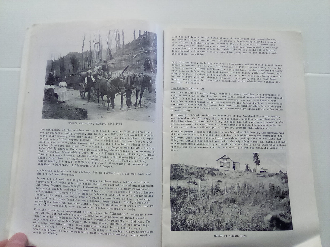 Mokauiti District & Schools 1911-1986 75th. Jubilee
