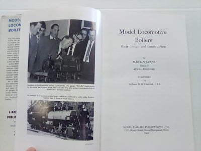 Model Locomotive Boilers - Their Design & Construction by Martin Evans