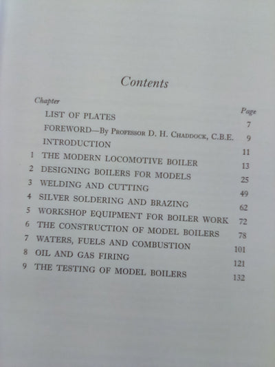 Model Locomotive Boilers - Their Design & Construction by Martin Evans