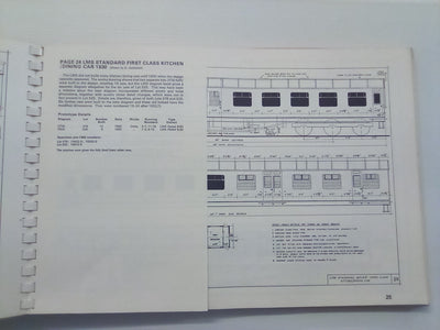 Historic Carriage Drawings in 4mm Scale Vol.1 LMS and LNER by Denis Jenkinson & Nick Campling