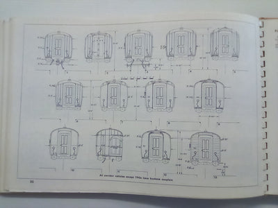 Historic Carriage Drawings in 4mm Scale Vol.1 LMS and LNER by Denis Jenkinson & Nick Campling