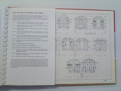 Historic Carriage Drawings in 4mm Scale Vol.1 LMS and LNER by Denis Jenkinson & Nick Campling