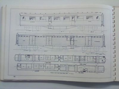 Historic Carriage Drawings in 4mm Scale Vol.1 LMS and LNER by Denis Jenkinson & Nick Campling