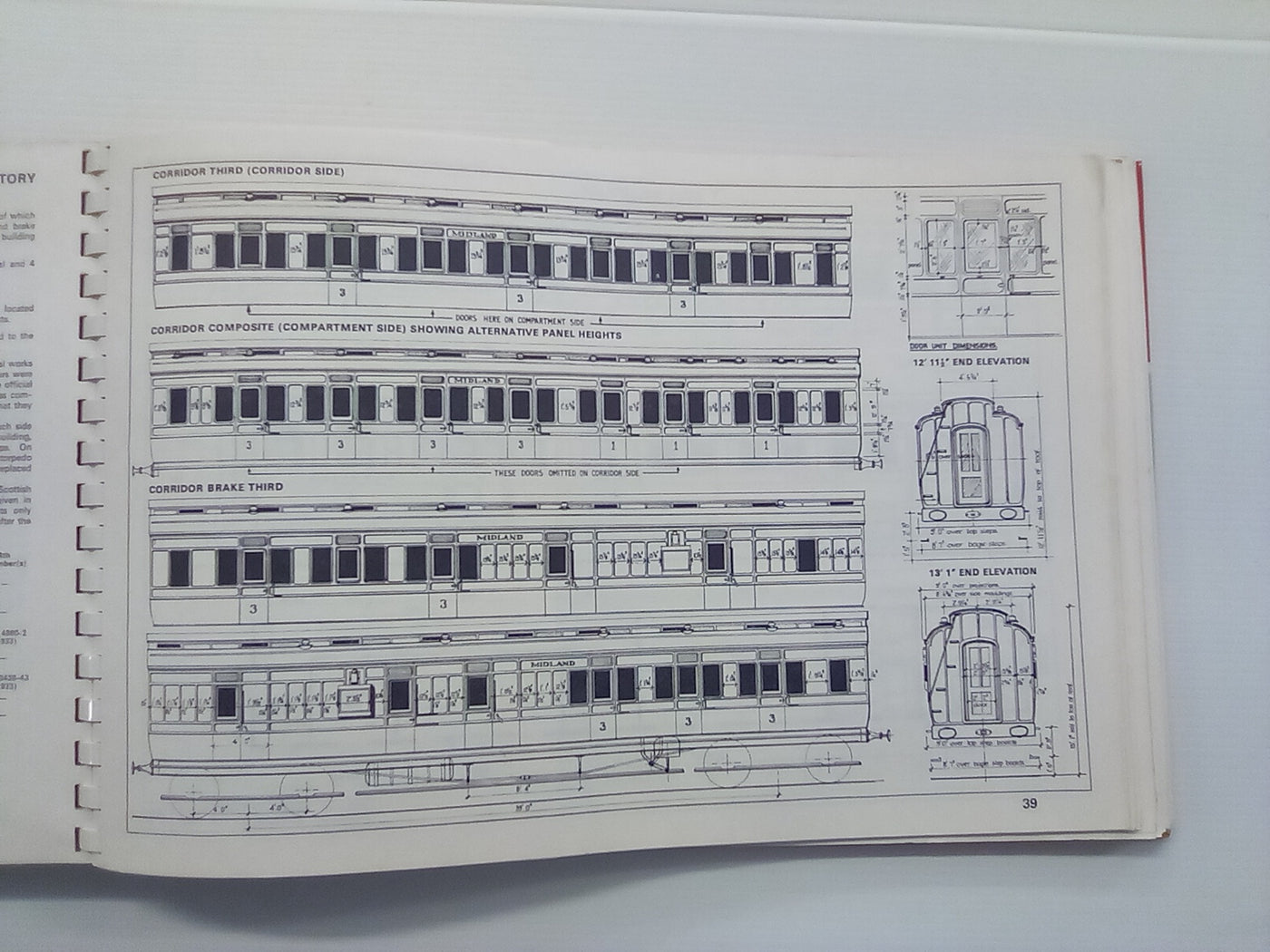 Historic Carriage Drawings in 4mm Scale Vol.1 LMS and LNER by Denis Jenkinson & Nick Campling