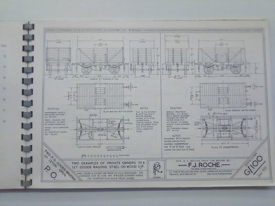 Historic Wagon Drawings in 4mm Scale by F.J. Roche